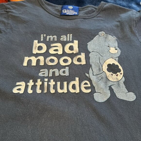 Y2K Care Bears Grumpy Bear Top - Picture 4 of 7